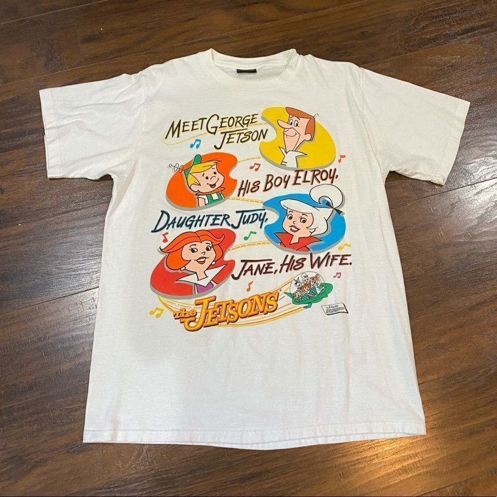 VINTAGE Jetson’s T-Shirt White Rare